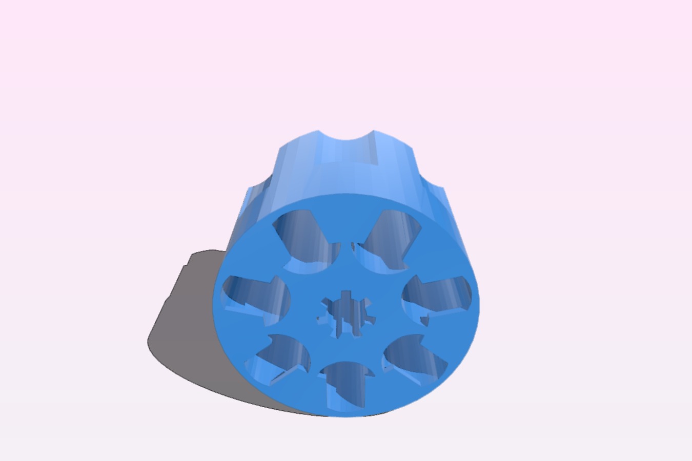 7 shot cylinder for half darts (hammershot)