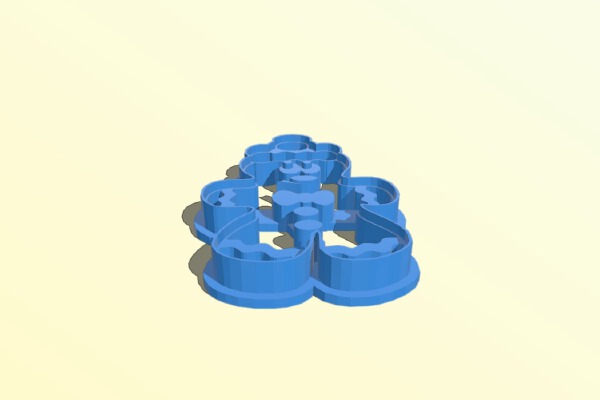 Gingerbread man Cookie Cutter | 3d print model