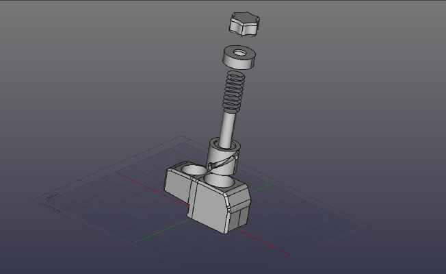Dometic Electrolux Fridge Door lock latch | 3d print model