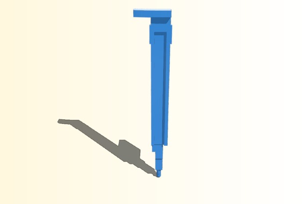 Magic Bullet Plastic Lock Piece | 3d print model