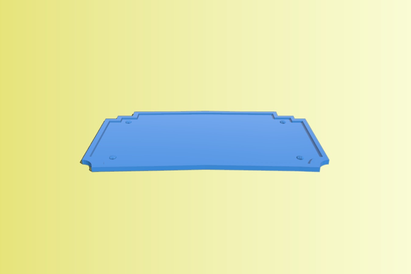 Blank Disneyland Entrance Plaque