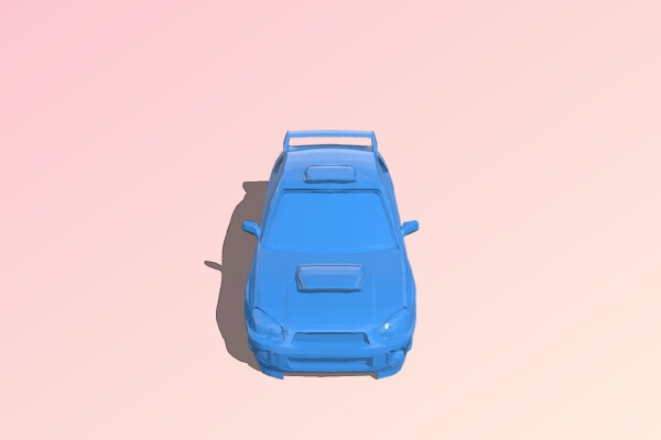 Sarubaru Impreza - Turbo Racing Body Shell 1:76 Gen1 | 3d print model
