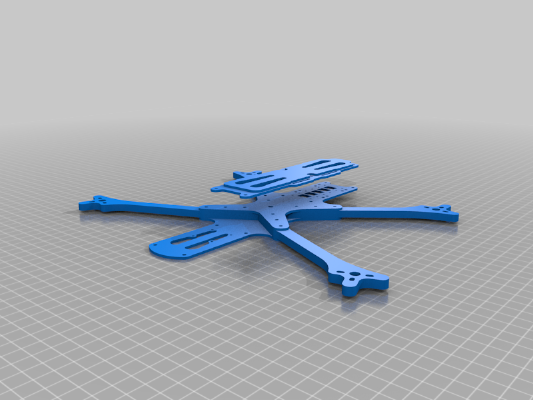 FRHybrid v1.x Frame Cut Files | 3d print model