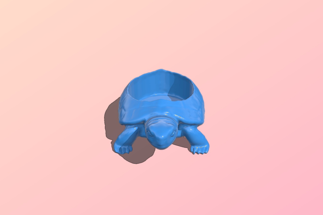 Turtle planter