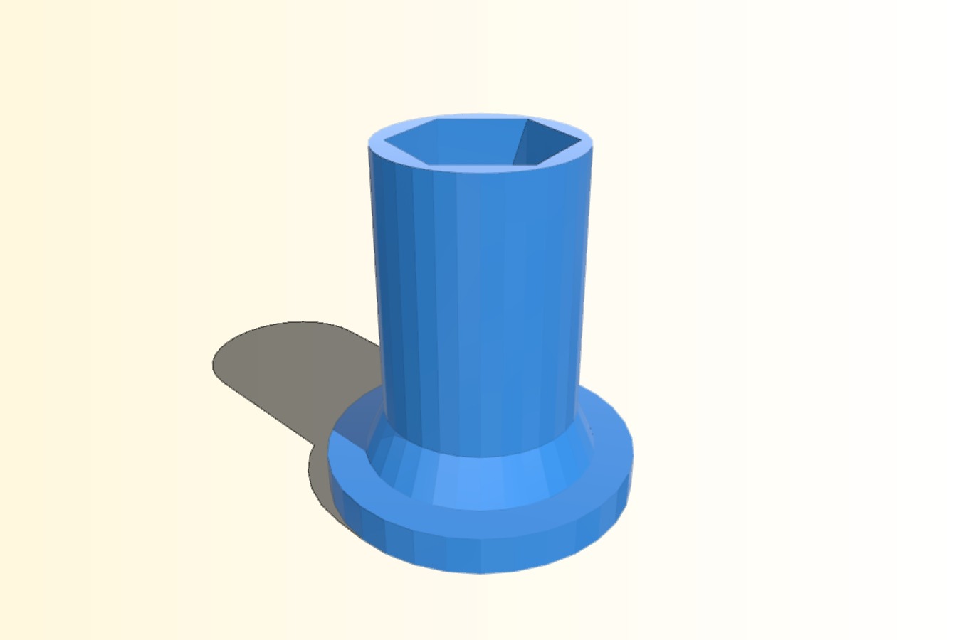 Extruder button for Anet A8 remix - fits the nut