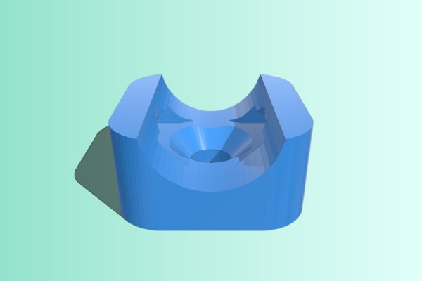 Customizable Screw-Mount Cable Tie-Holder | 3d print model
