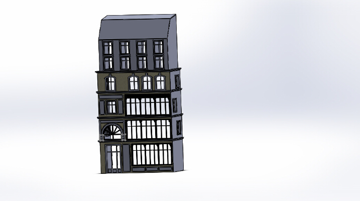 Maison art déco - HO | 3d print model