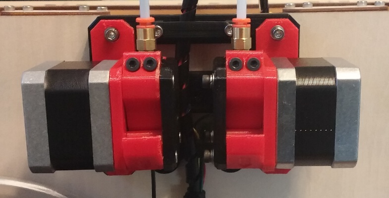3Dator Bowden Extruder- With Replicator_FlashForge_CTC Dual Extruder Bracket | 3d print model
