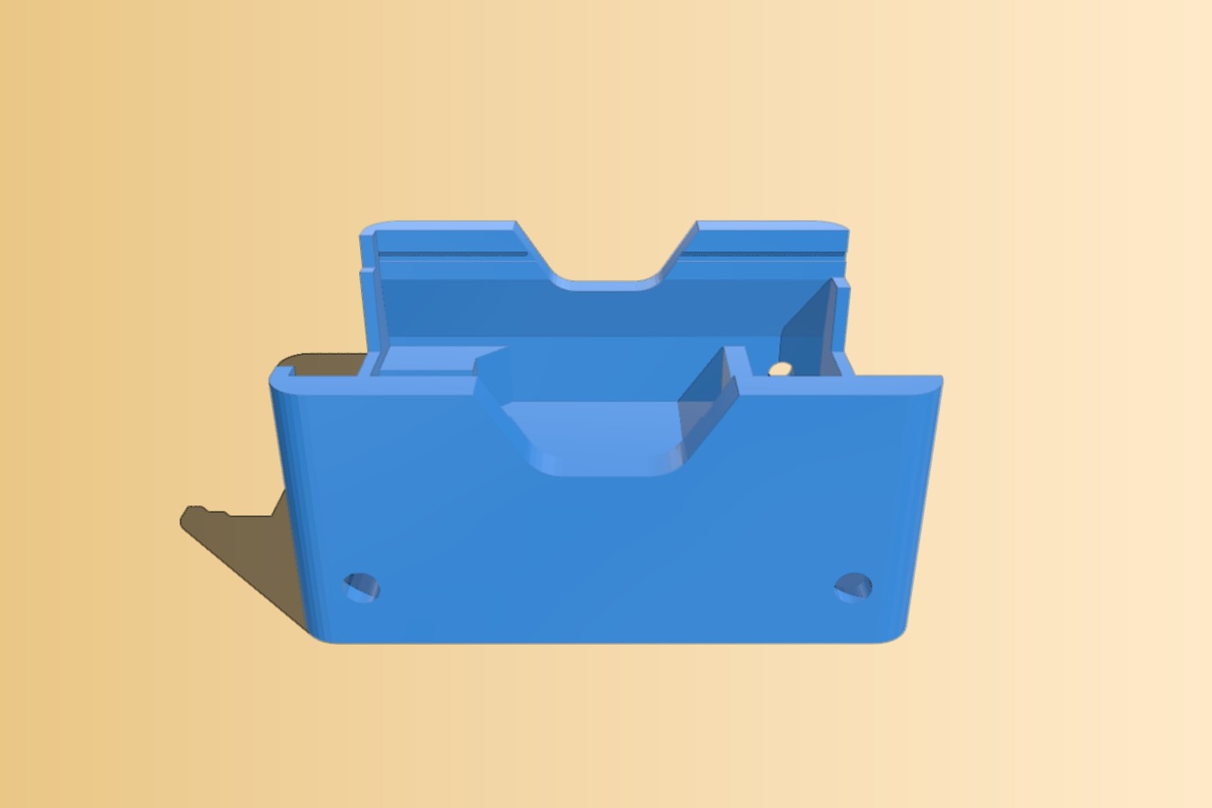 Chassis Remix for SMARS - Bigger, 2 motors front