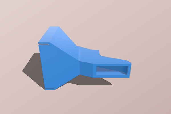Rostock Max V2 40mm fan shroud | 3d print model