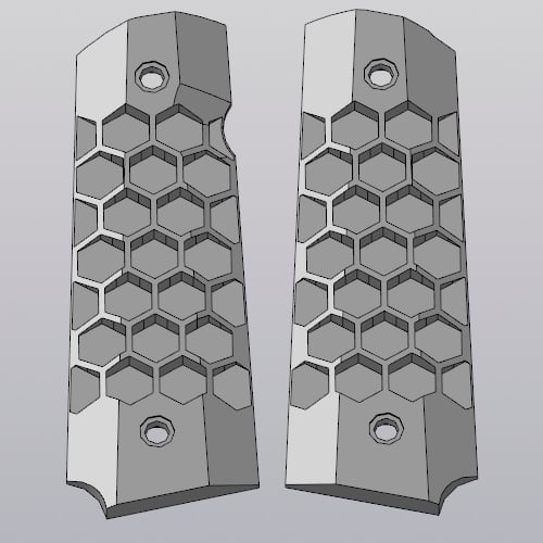 Grips HONEYCOMB for WE_KJW GBB pistol 1911