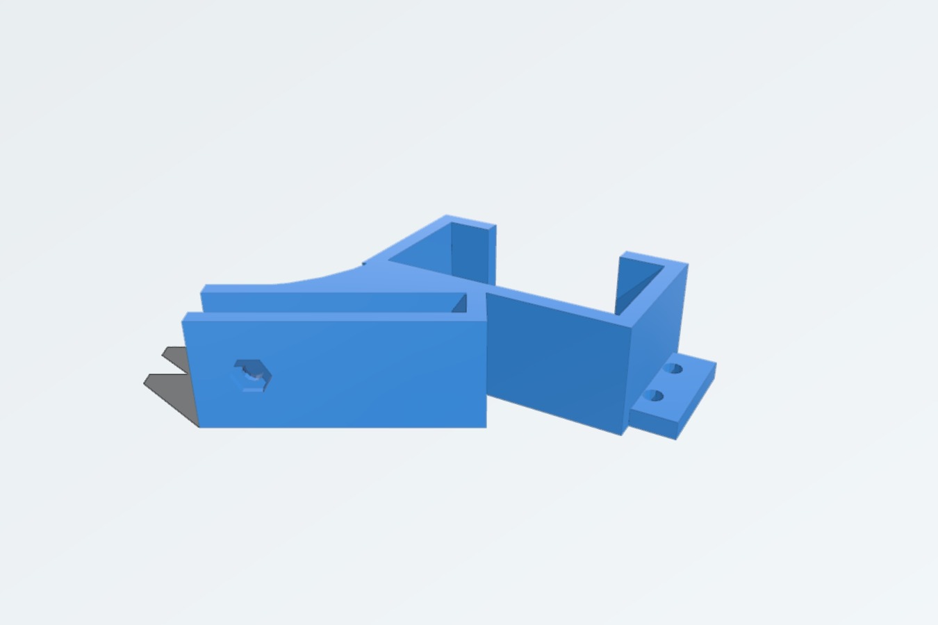PolyBot Servo Mount with Screw Hole