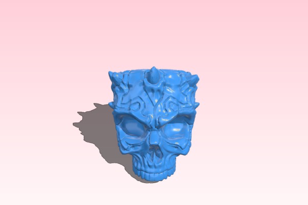 Skull container | 3d print model