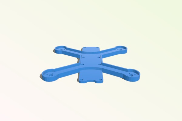 QAV-M 110 Micro Quad FT Gremlin Frame (Reinforced) | 3d print model