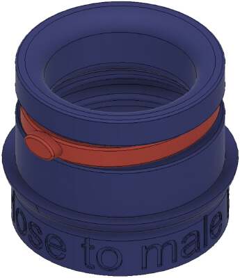Bosch Click & Clean adapters for vacuum cleaner hose | 3d print model
