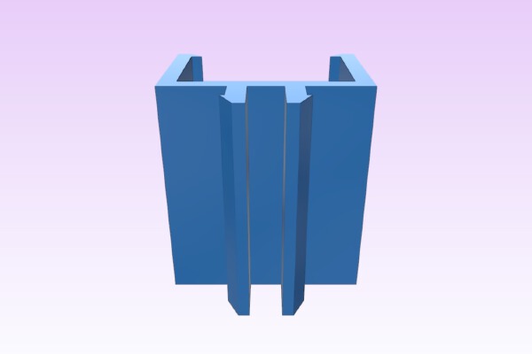 CR10 LED bar clip | 3d print model