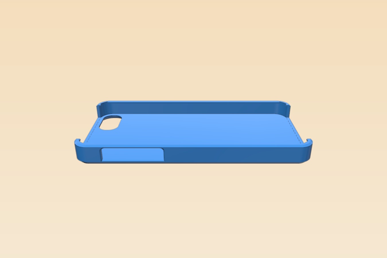 blank iphone 5 case template