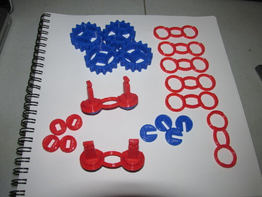 Simple Quad Gear Frame | 3d print model