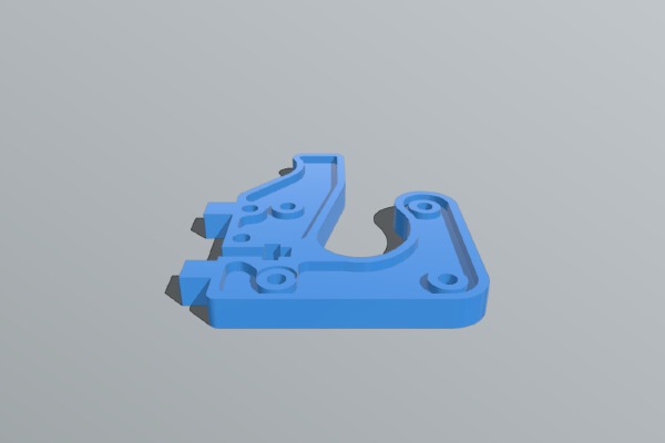 Printrbot Jr. V2 Stylized extruder pieces (more to come) | 3d print model