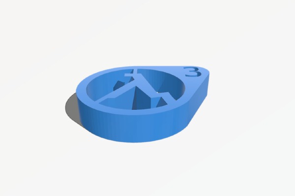The Half-Life 3 Logo | 3d print model
