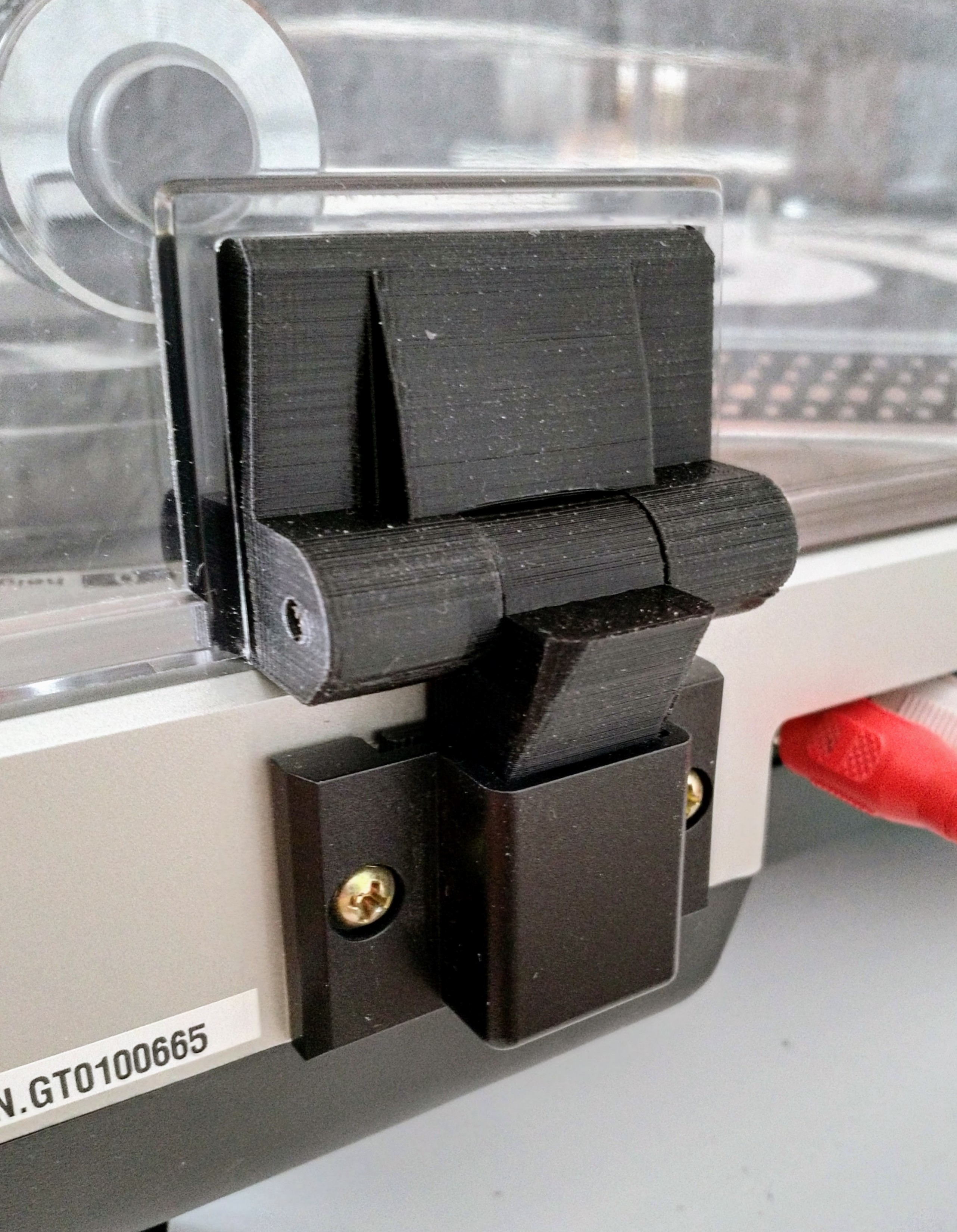 Turntable dust cover hinge (for Gemini PT-2100, XL-BD40, XL-DD50 and probably others)