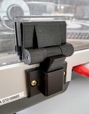 Turntable dust cover hinge (for Gemini PT-2100, XL-BD40, XL-DD50 and probably others) | 3d print model
