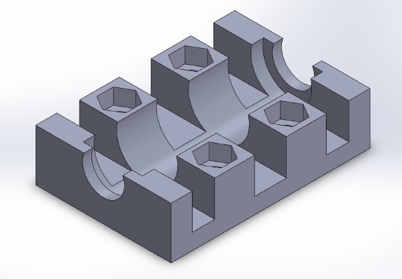 LM8LUU Bearing Blocks | 3d print model