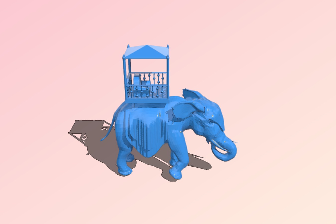 Elephant palanquin