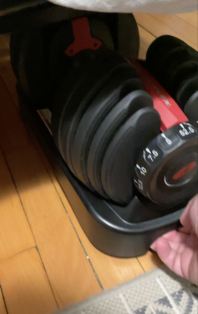 Wheel Foot for Bowflex SelectTech 552 Dumbbells