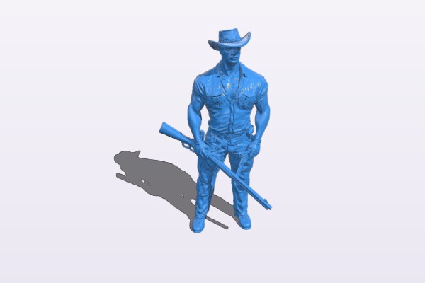 jungle cowboy | 3d print model