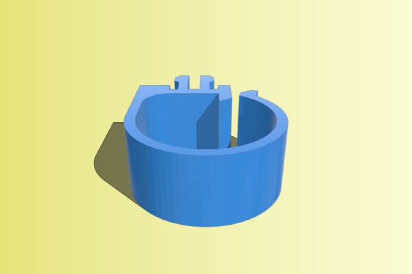 Maker Slide _ Hadron Ord Bot Snap on Wire Holder _ Clamp | 3d print model