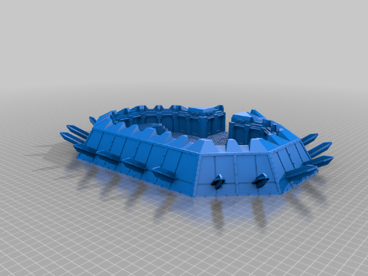 Iron Creed Trench (Lip Circle) | 3d print model