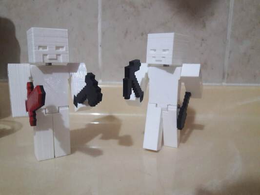 minecraft steve model | 3d print model