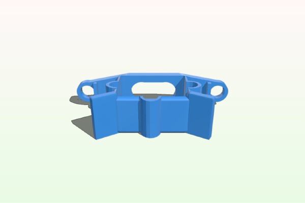 TPU toothpick self-adjusting GNB 450mah 2s battery mount | 3d print model