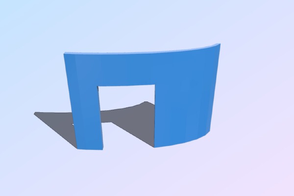 Front wall for My Little Pony carousel | 3d print model