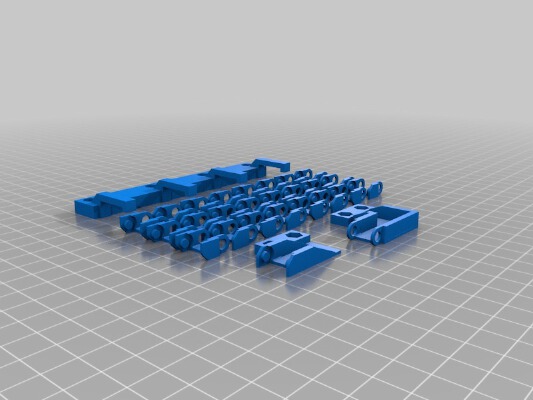 Anycubic i3 Mega Axis Y (Bed) cable chain (CAUTION!) | 3d print model