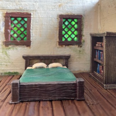 Double Bed | 3d print model