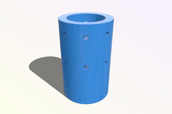 Replacement barrell nutt for airsoft floating rail | 3d print model