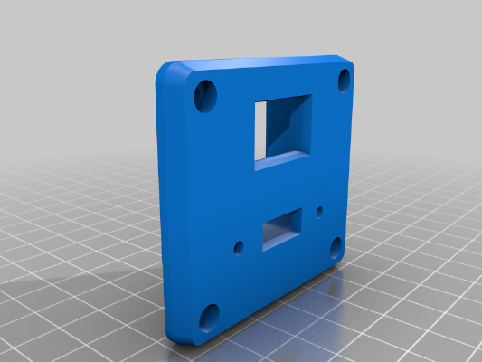 repositionnement du port USB et de l'interrupteur On_Off sur l'Elegoo Mars : | 3d print model