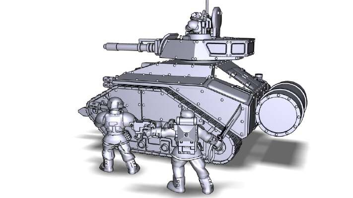 Light tank "Scorpion" | 3d print model