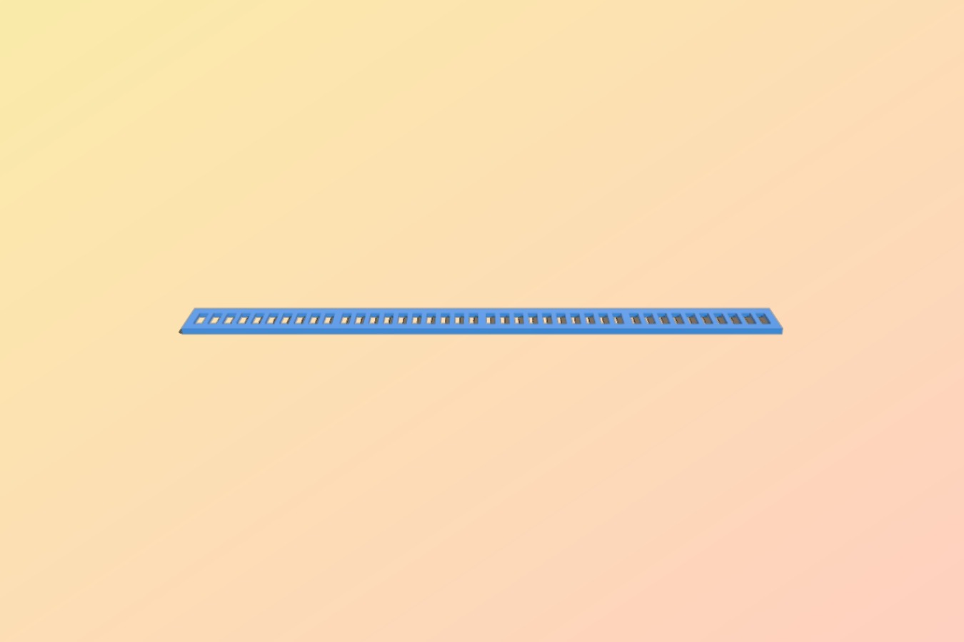 Bridge fence for parapet