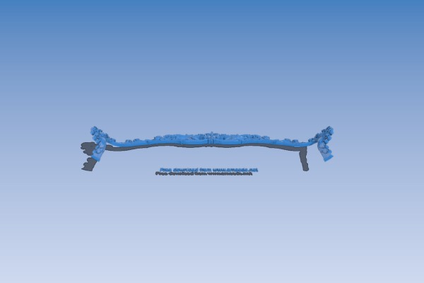 Bed frame pattern | 3d print model