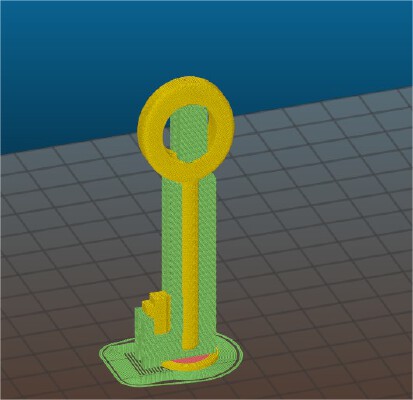 Bonzini B60 - key replacement | 3d print model