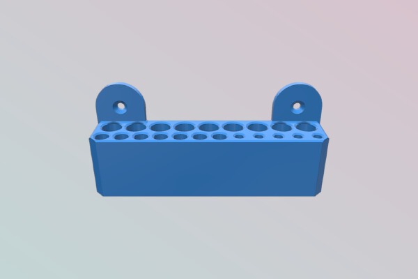 Drill Bits Guide Set Organiser Altery | 3d print model