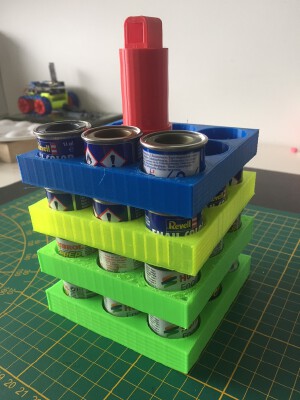 Revell_Enamel paint holders | 3d print model