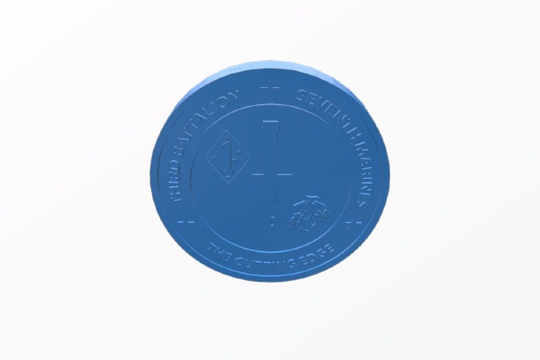 3rd Battalion, 7th Marines 3D Logo | 3d print model