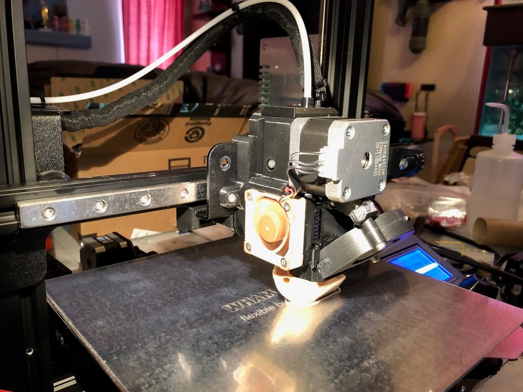 PrEnder 3 - Prusa MK3S Direct Drive Extruder to Fit Creality Printers (Ender 3, CR-10, CR10, Tevo, ANET, etc) with ABL and BLTouch Mounts