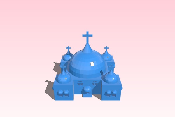 Orthodox Church | 3d print model