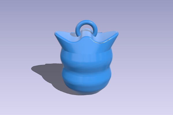 owl keychain | 3d print model