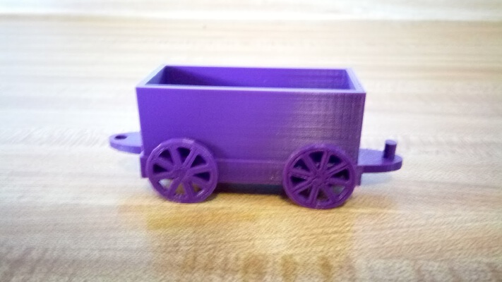 Open Boxcar W_ optional roof | 3d print model